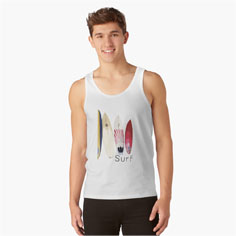 Surf Board Tank Top